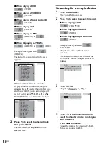 Предварительный просмотр 36 страницы Sony AVD-S500ES - Dvd Player/receiver Operating Instructions Manual