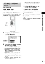 Предварительный просмотр 53 страницы Sony AVD-S500ES - Dvd Player/receiver Operating Instructions Manual