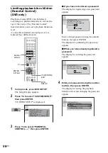 Предварительный просмотр 56 страницы Sony AVD-S500ES - Dvd Player/receiver Operating Instructions Manual