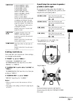 Предварительный просмотр 71 страницы Sony AVD-S500ES - Dvd Player/receiver Operating Instructions Manual