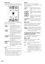 Предварительный просмотр 72 страницы Sony AVD-S500ES - Dvd Player/receiver Operating Instructions Manual