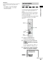 Предварительный просмотр 121 страницы Sony AVD-S500ES - Dvd Player/receiver Operating Instructions Manual