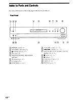 Предварительный просмотр 10 страницы Sony AVD-S50ES - Single Disc Dvd/sacd™/cd Receiver Operating Instructions Manual