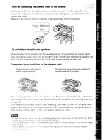 Предварительный просмотр 19 страницы Sony AVD-S50ES - Single Disc Dvd/sacd™/cd Receiver Operating Instructions Manual