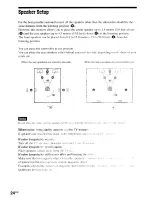 Предварительный просмотр 24 страницы Sony AVD-S50ES - Single Disc Dvd/sacd™/cd Receiver Operating Instructions Manual