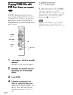 Предварительный просмотр 34 страницы Sony AVD-S50ES - Single Disc Dvd/sacd™/cd Receiver Operating Instructions Manual