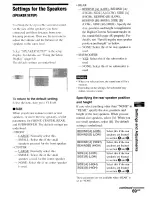 Предварительный просмотр 69 страницы Sony AVD-S50ES - Single Disc Dvd/sacd™/cd Receiver Operating Instructions Manual