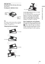 Предварительный просмотр 13 страницы Sony AW10 - VPL - LCD Projector Operating Instructions Manual