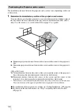 Предварительный просмотр 14 страницы Sony AW10 - VPL - LCD Projector Operating Instructions Manual