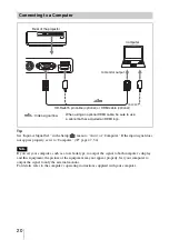 Предварительный просмотр 20 страницы Sony AW10 - VPL - LCD Projector Operating Instructions Manual