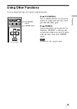 Предварительный просмотр 35 страницы Sony AW10 - VPL - LCD Projector Operating Instructions Manual