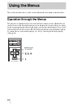 Предварительный просмотр 36 страницы Sony AW10 - VPL - LCD Projector Operating Instructions Manual