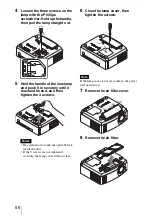 Предварительный просмотр 56 страницы Sony AW10 - VPL - LCD Projector Operating Instructions Manual