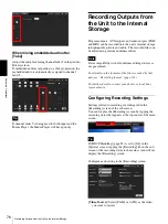 Preview for 76 page of Sony AWS-750 Operating Instructions Manual