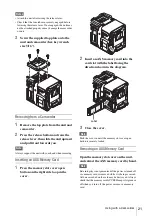 Preview for 21 page of Sony AXS-R7 Operating Instructions Manual