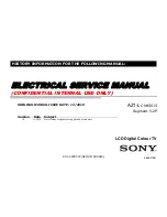 Sony AZ1-L CHASSIS Service Manual preview