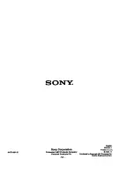 Preview for 50 page of Sony B Mechanizm Operation Manual