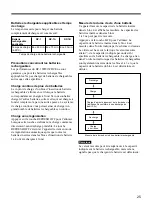 Preview for 25 page of Sony BC-1WD Operating Instructions Manual