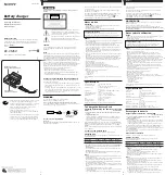 Sony BC BC VM50 Operating Instructions Manual preview