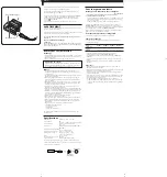 Preview for 2 page of Sony BC BC VM50 Operating Instructions Manual