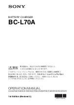 Sony BC-L70A Operation Manual preview