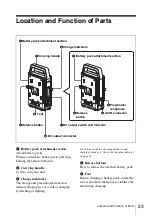 Предварительный просмотр 23 страницы Sony BC-L70A Operation Manual