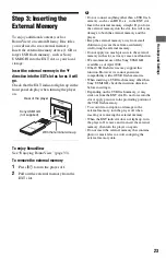 Preview for 23 page of Sony BDP-BX1 - Blu-ray Disc™ Player Operating Instructions Manual