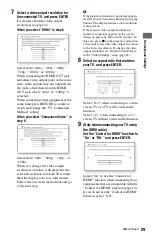 Preview for 29 page of Sony BDP-BX1 - Blu-ray Disc™ Player Operating Instructions Manual