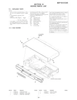 Preview for 112 page of Sony BDP-BX1 - Blu-ray Disc™ Player Service Manual