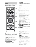 Preview for 7 page of Sony BDP-BX18 Operating Instructions Manual