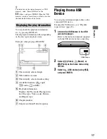 Preview for 17 page of Sony BDP-BX57 - Blu-ray Disc™ Player Operating Instructions Manual