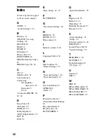 Preview for 38 page of Sony BDP-BX57 - Blu-ray Disc™ Player Operating Instructions Manual