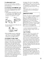 Preview for 5 page of Sony BDP-BX59 Operating Instructions Manual