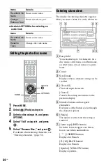 Preview for 54 page of Sony BDP-CX7000ES - 400 Blu-ray Disc Mega Changer Operating Instructions Manual