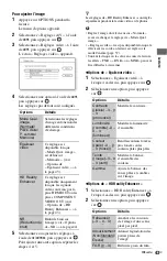 Preview for 149 page of Sony BDP-CX7000ES - 400 Blu-ray Disc Mega Changer Operating Instructions Manual