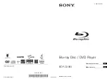 Sony BDP-CX960 - 400 Disc Blu-ray Operating Instructions Manual preview