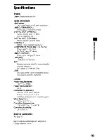 Preview for 65 page of Sony BDP-N460 - Blu-Ray Disc Player Operating Instructions Manual