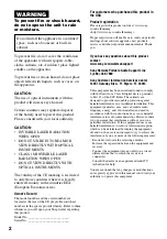 Preview for 2 page of Sony BDP-S1 Manual Addendum: Audio Codec Information (firmware ver 2.0 or higher) Operating Instructions Manual