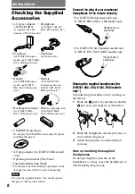 Preview for 8 page of Sony BDP-S1 Manual Addendum: Audio Codec Information (firmware ver 2.0 or higher) Operating Instructions Manual