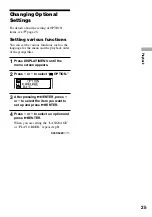 Preview for 25 page of Sony BDP-S1 Manual Addendum: Audio Codec Information (firmware ver 2.0 or higher) Operating Instructions Manual