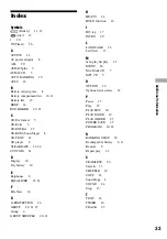 Preview for 33 page of Sony BDP-S1 Manual Addendum: Audio Codec Information (firmware ver 2.0 or higher) Operating Instructions Manual