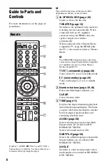 Preview for 8 page of Sony BDP-S1000ES - Blu-Ray Disc Player Operating Instructions Manual