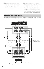 Preview for 22 page of Sony BDP-S1000ES - Blu-Ray Disc Player Operating Instructions Manual