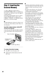 Preview for 24 page of Sony BDP-S1000ES - Blu-Ray Disc Player Operating Instructions Manual