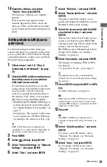 Preview for 33 page of Sony BDP-S1000ES - Blu-Ray Disc Player Operating Instructions Manual