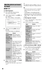 Preview for 40 page of Sony BDP-S1000ES - Blu-Ray Disc Player Operating Instructions Manual