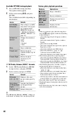 Preview for 44 page of Sony BDP-S1000ES - Blu-Ray Disc Player Operating Instructions Manual