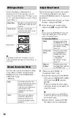 Preview for 50 page of Sony BDP-S1000ES - Blu-Ray Disc Player Operating Instructions Manual