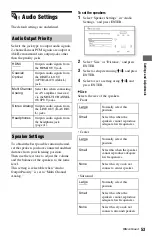 Preview for 53 page of Sony BDP-S1000ES - Blu-Ray Disc Player Operating Instructions Manual