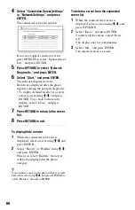 Preview for 66 page of Sony BDP-S1000ES - Blu-Ray Disc Player Operating Instructions Manual